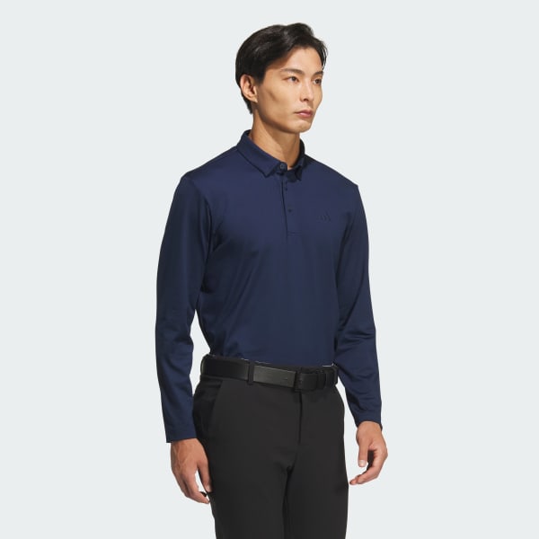 Mau-xanh-da-troi Áo Polo Dài Tay