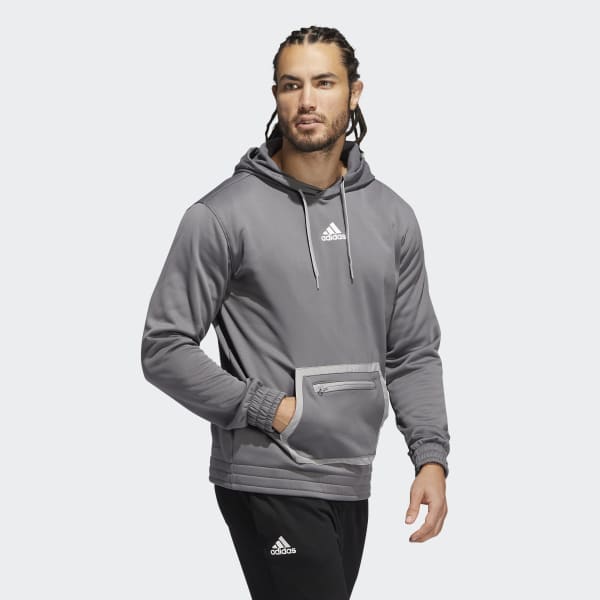 adidas Team Issue Pullover Hoodie - Grey | Men's Training | adidas US