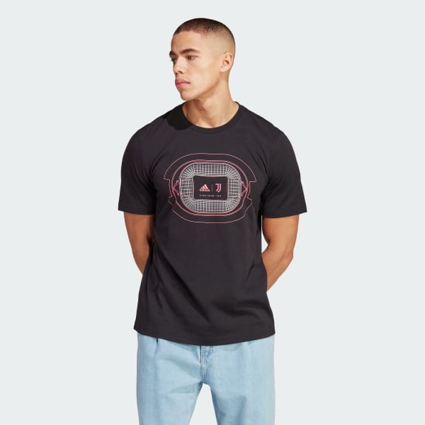 Preto Camiseta Estampada Juventus