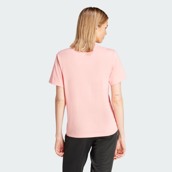 Rosa Camiseta Estampada Positivity