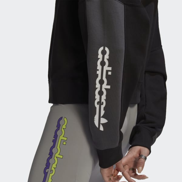 Svart HOODIE UV684