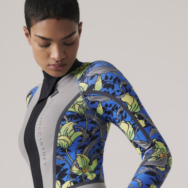 Γκρι adidas by Stella McCartney TrueNature Long Sleeve Swimsuit