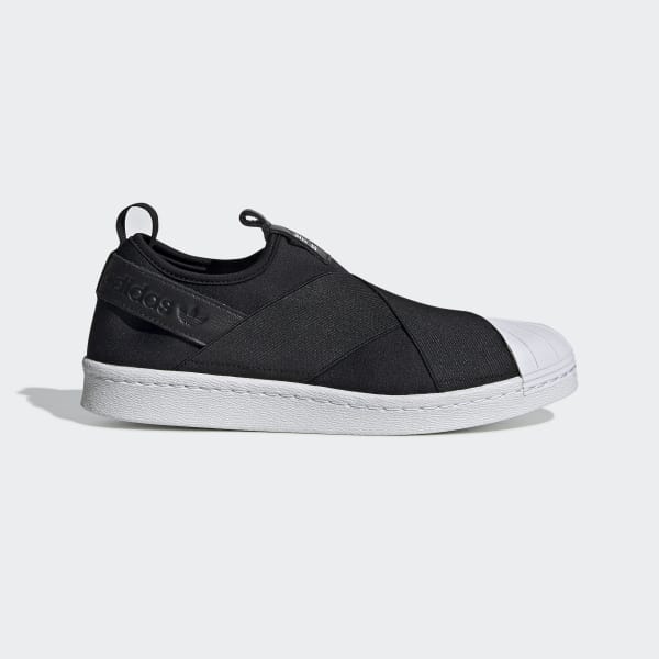 adidas Superstar Slip-On Shoes - Black 