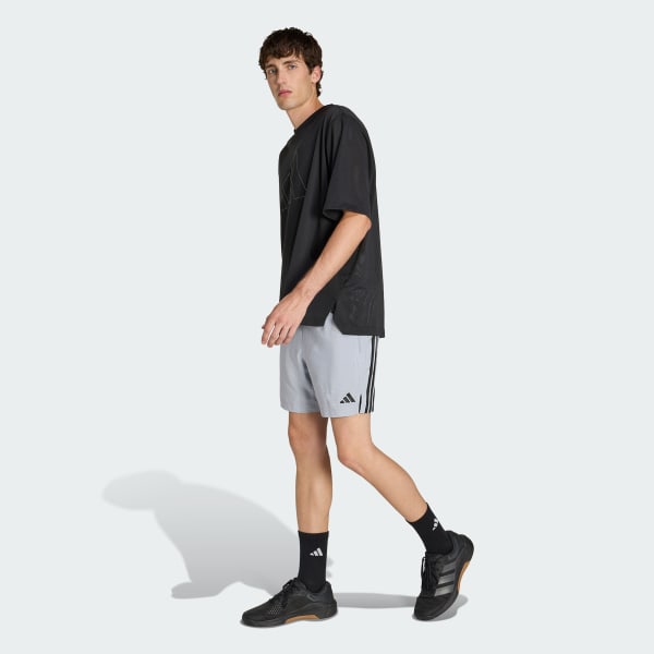 Grey TECH ESSENTIALS WORKOUT 2in1 SHORTS