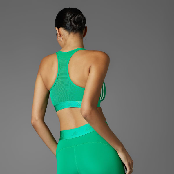 Verde Top deportivo Hyperglam Powerreact Entrenamiento Soporte Medio