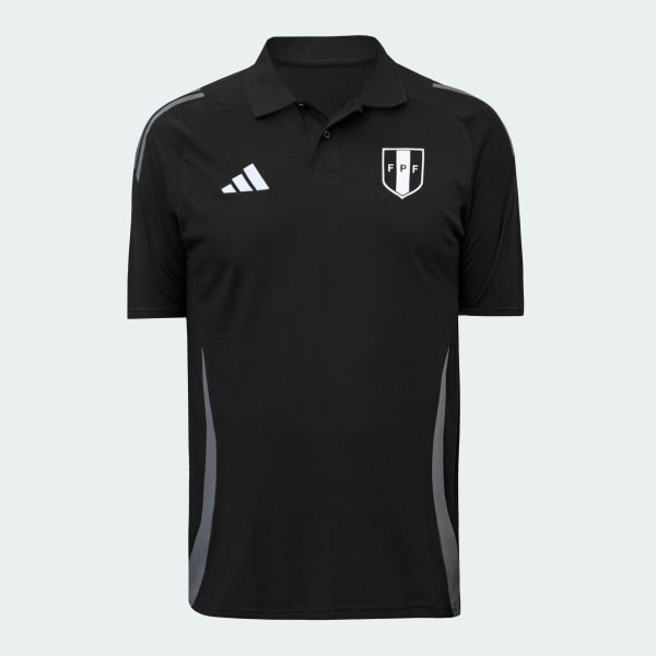 Negro Polo con cuello Selección Peruana 2024 Niños
