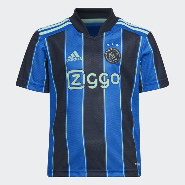 Niebieski Ajax Amsterdam 21/22 Away Mini Kit