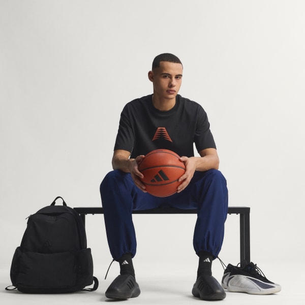 noir T-SHIRT ANTHONY EDWARDS PHOTO