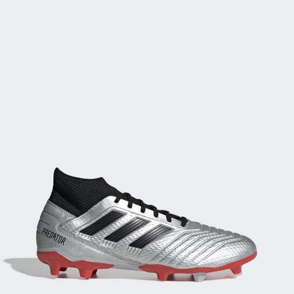 adidas Predator 19.3 Firm Ground Boots Silver adidas Philippines