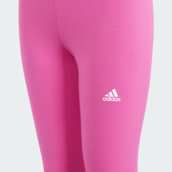 Rosa Mallas Essentials Logo Linear Algodón Corte Medio