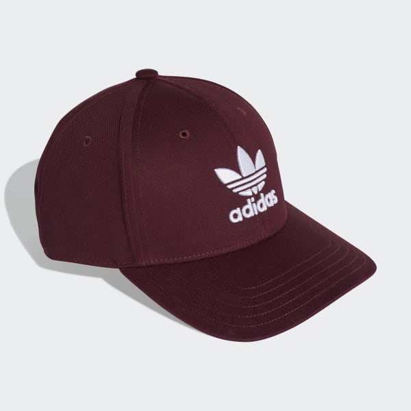 adidas Trefoil Baseball Cap - Burgundy 