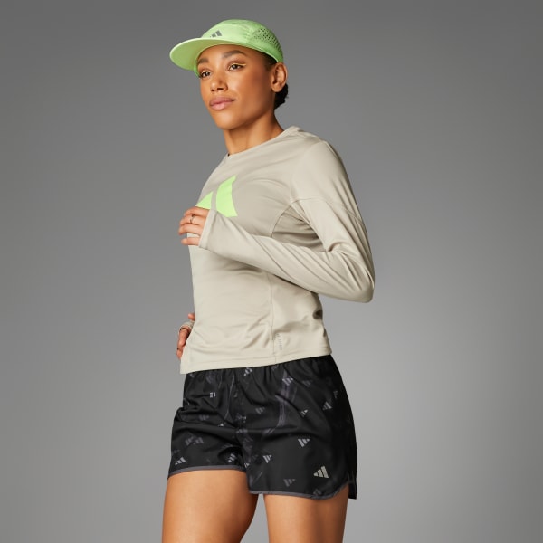 Đen Quần Short Run It Brand Love