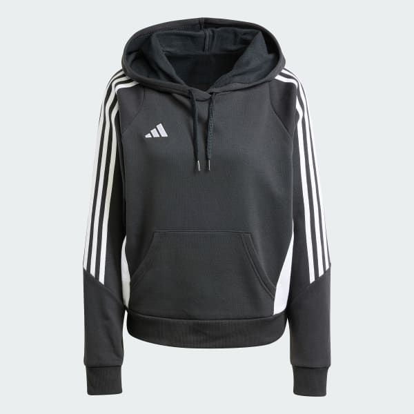 Adidas Women s Tiro 24 Sweat Hoodie in Black Size XL