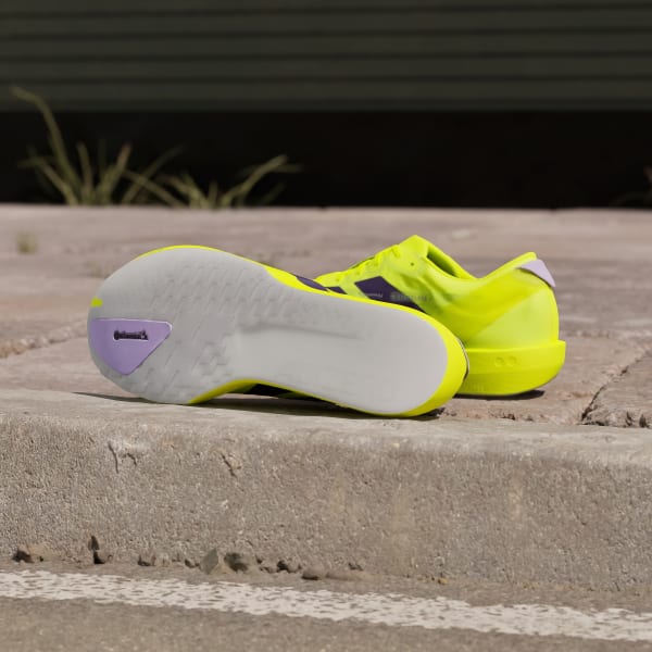 Yellow Adizero Adios 9 Running Shoes