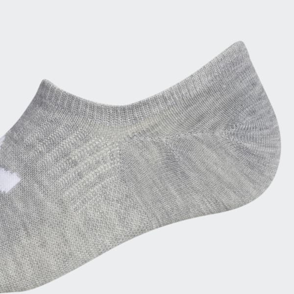 Grey Classic Superlite Super-No-Show Socks 6 Pairs