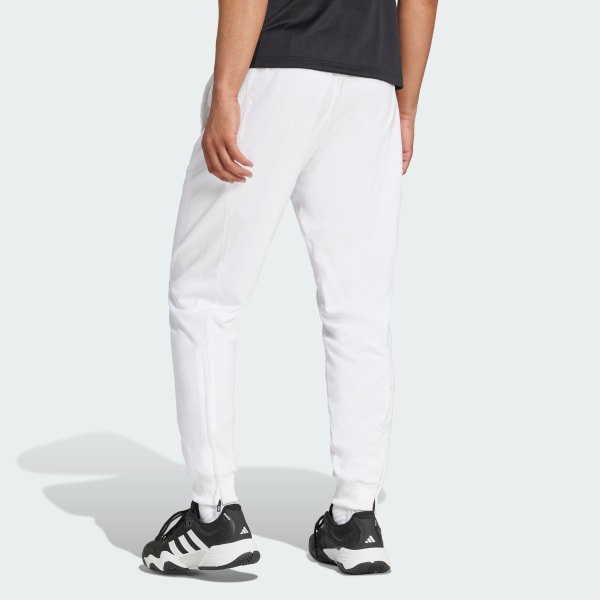 White Tennis Walk-On Tracksuit Bottoms