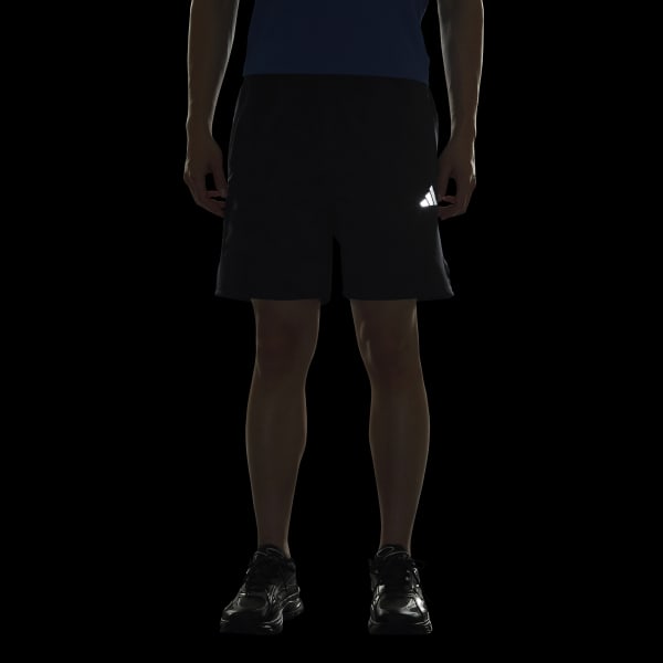 ブルー アディダスアダプテーション レギュラーフィット ウーブンショーツ