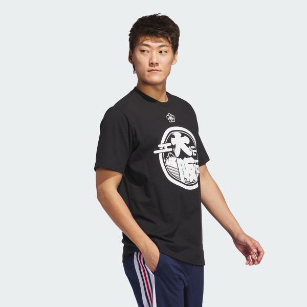 ブラック ハッピ 大阪 半袖Tシャツ