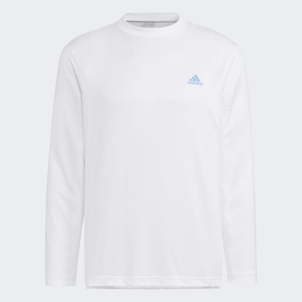 White Made to be Remade Mock Neck Long Sleeve Shirt
