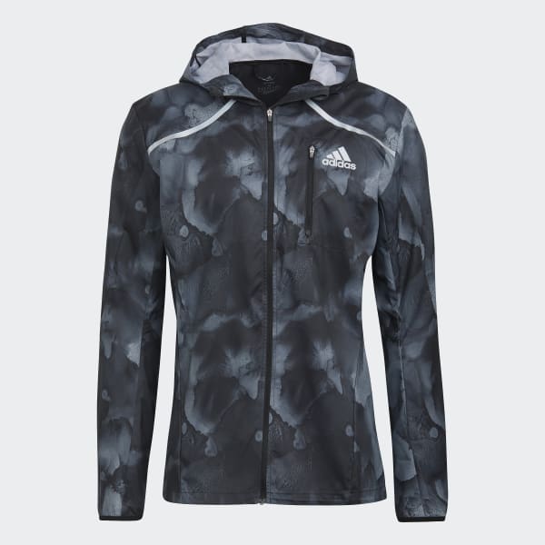 Adidas own the 2025 run graphic jacket