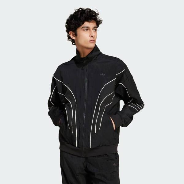 Đen Áo Track Top Q4 Atlanta Stone