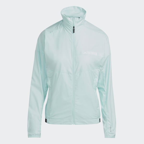 Turquoise Terrex Multi Wind Jacket