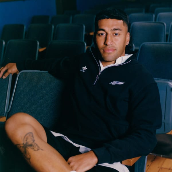 Felpa Essentials Half-Zip Waffle All Blacks - Nero adidas | adidas