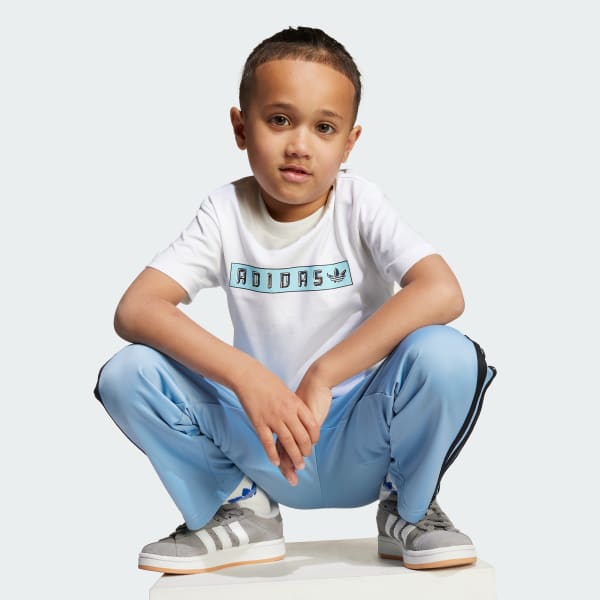 White Graphic Tee Kids