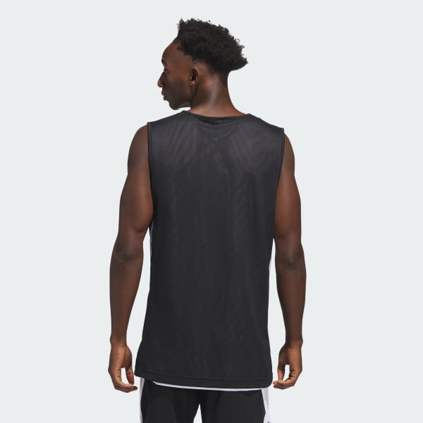 Negro Camiseta 3G Speed Reversible Basketball AEROREADY