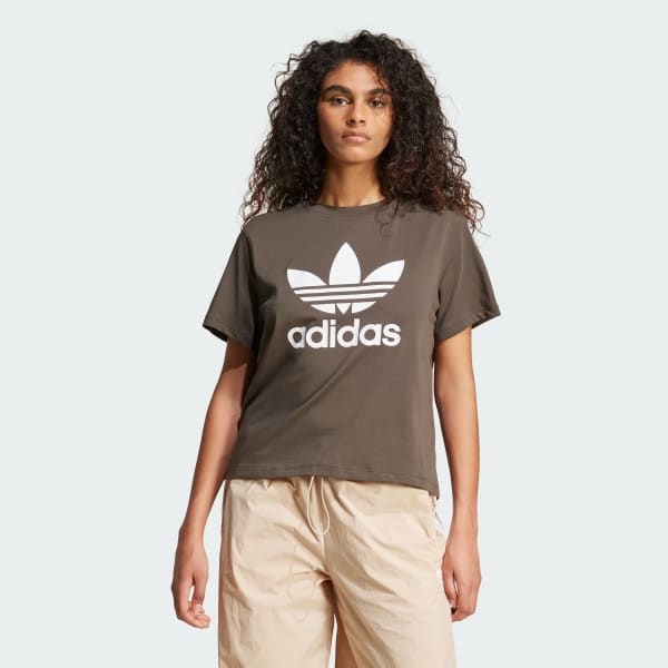 Green Adicolor Trefoil Boxy Tee
