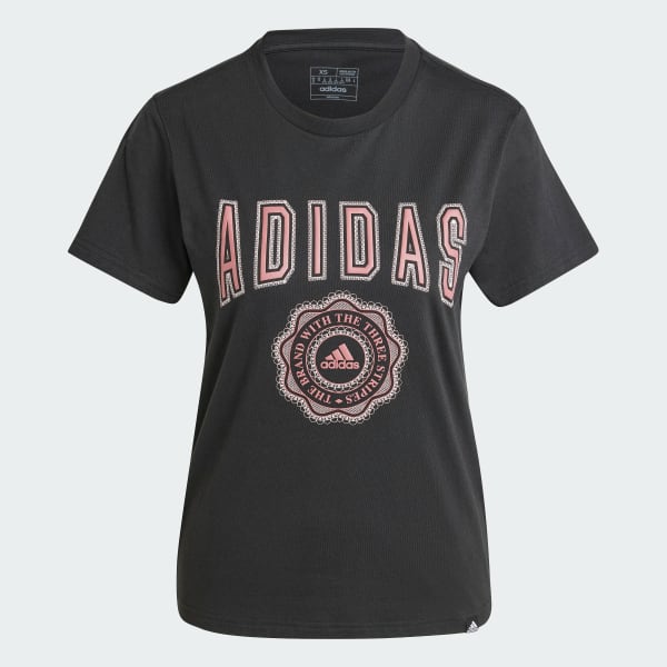Black Collegiate Graphic Tee