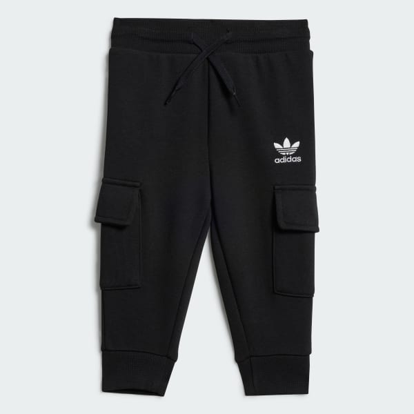 Sort Hoodie Cargo Kids sæt