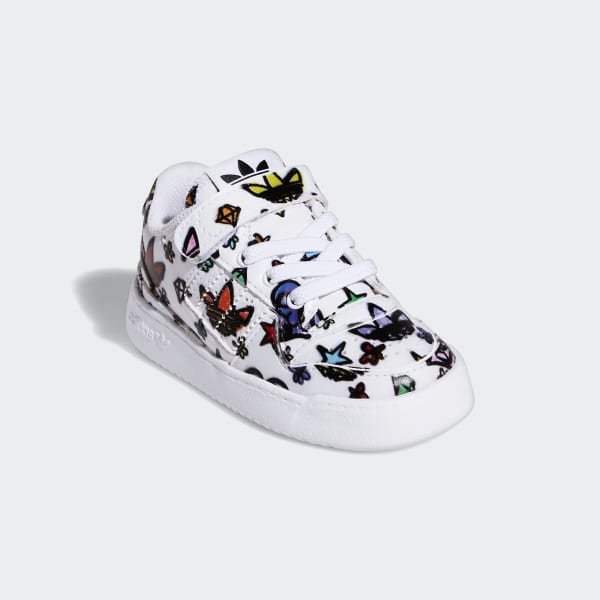 adidas Jeremy Scott Forum 84 Low Mono Shoes - White | adidas New Zealand