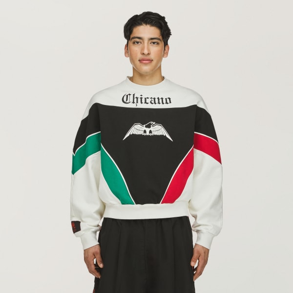 Blanc Sweat-shirt Chavarria Chicano