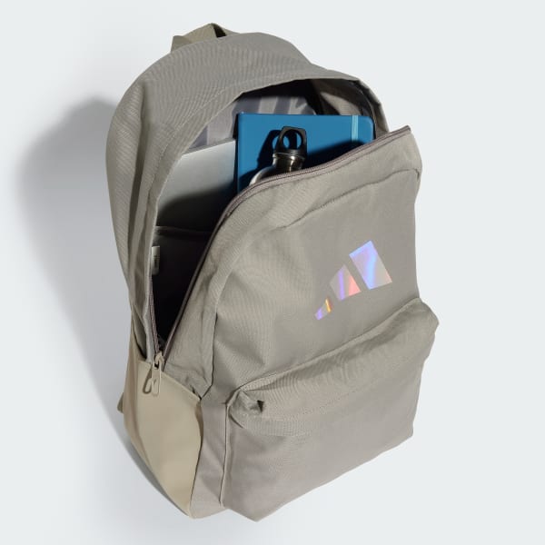 adidas Classic Badge of Sport Iridescent Backpack Beige adidas Thailand