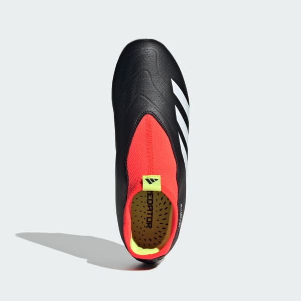 Adidas predator shop black laceless
