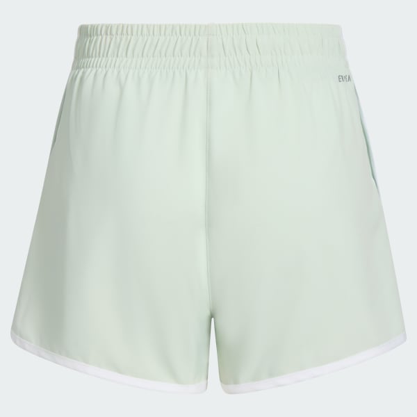 Green adidas Elastic Waistband Woven Shorts with Binding