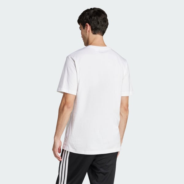 White Logo Graphic Tee