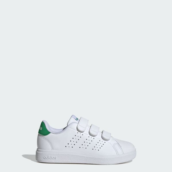 White Advantage Base 2.0 Shoes Kids