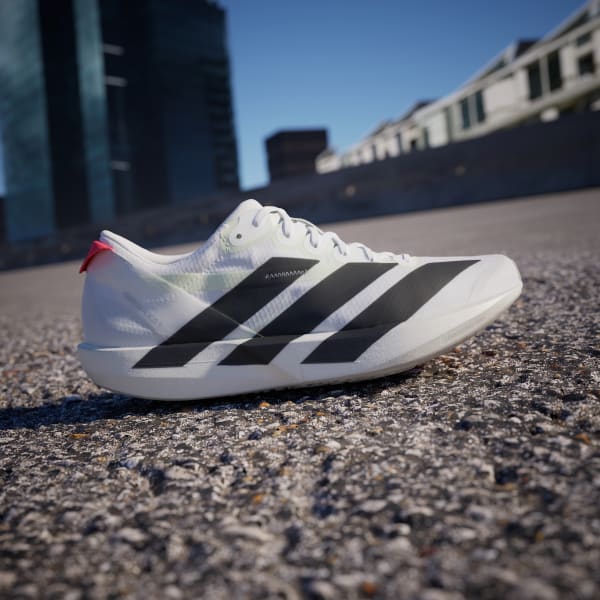 White Adizero Adios 9 Running Shoes