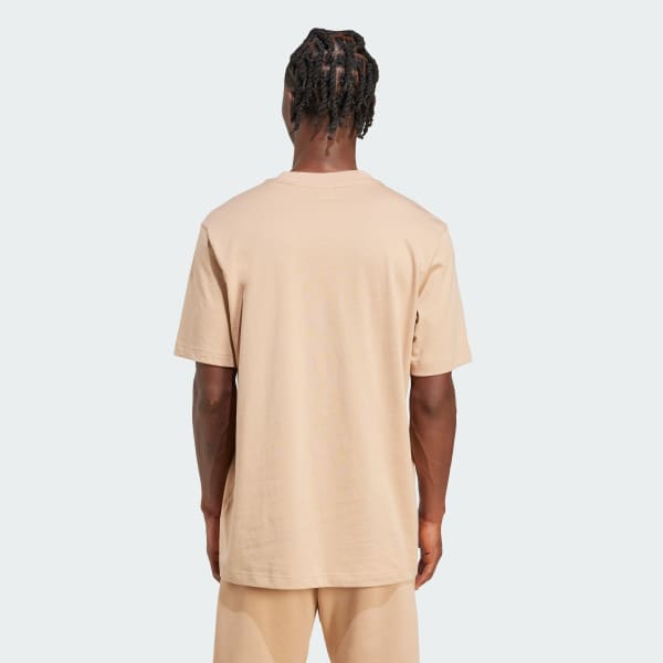 Brown Essentials Linear Single Jersey Tee