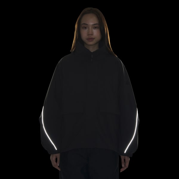 アディダス STADIUM CHROME パッド ミッド JK ジャケット - ブラック