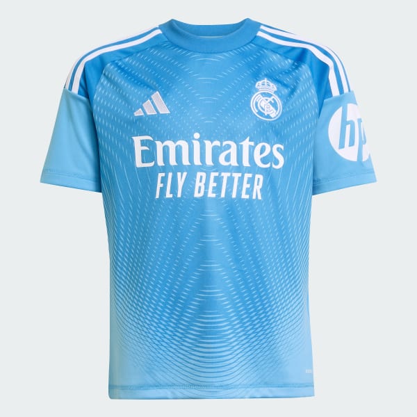 modrá Dětský domácí brankářský dres Real Madrid 25/26