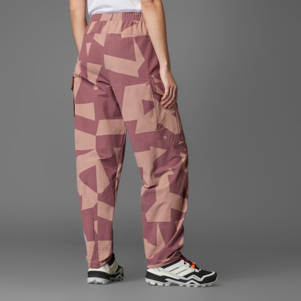 Burgundy Terrex Xploric Printed Cargobyxor