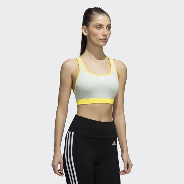 Green TAILORED MOVE HIGH SUPPORT WORKOUT BRA