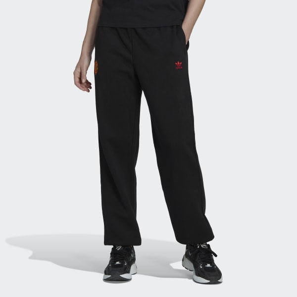 Zwart Manchester United Essentials Trefoil Fleece Jogger BV884