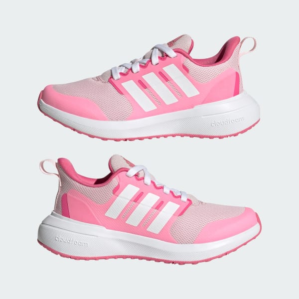 2.0 👟 US Kids\' Cloudfoam adidas Lace - | | Pink Lifestyle FortaRun adidas 👟 Shoes
