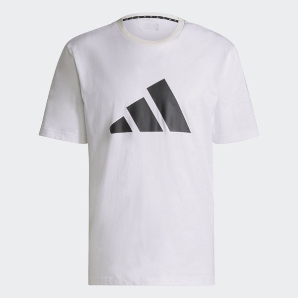 Weiss adidas Sportswear Future Icons Logo Graphic T-Shirt BP068