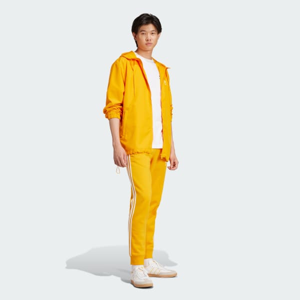 Oransje adidas Originals Trefoil Windbreaker