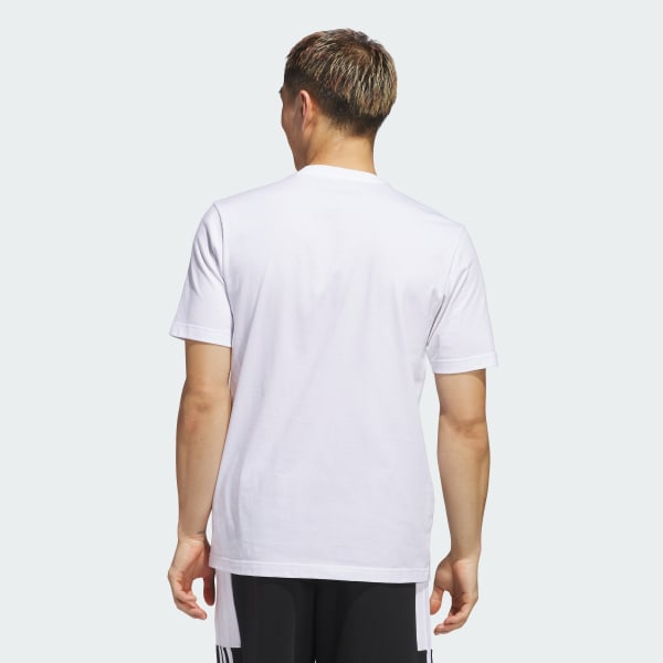 White Camo Shape Graphic Tee